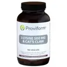 Proviform L-lysine 500 mg & cats claw 180 vcaps