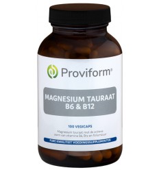 Proviform Magnesium tauraat B6 & B12 100 vcaps