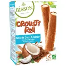 Bisson Crousty roll kokos cacao 125 gram