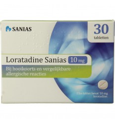 Sanias Loratadine 10 mg 30 tabletten