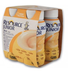 Resource Junior vanille 200 ml 4 stuks