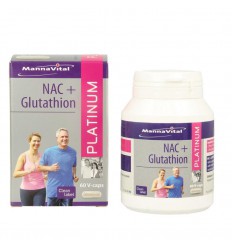 Mannavital NAC + glutathion platinum 60 vcaps