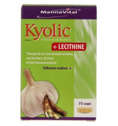 Mannavital Kyolioc + lecithine 75 capsules
