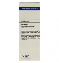 VSM Aesculus hippocastanum D4 20 ml druppels
