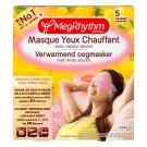Megrhythm Warm oogmasker citrus/yuzu 5 stuks