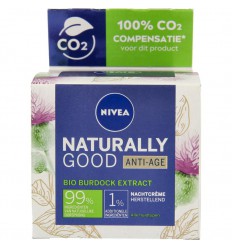 Nivea Naturally good nachtcreme anti age 50 ml