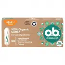 OB Organic cotton tampons super 16 stuks
