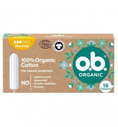 OB Tampons organic normal 16 stuks