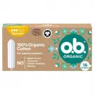 OB Tampons organic normal 16 stuks