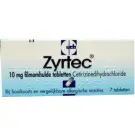 Zyrtec Cetirizine dihydrochloride 7 tabletten