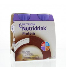 Nutridrink Protein chocolade 200 ml 4 stuks kopen