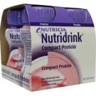 Nutridrink Compact proteine aardbei 125 ml 4 stuks