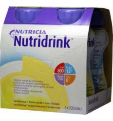 Nutridrink Vanille 200 ml 4 stuks