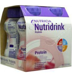 Nutridrink Protein aardbei 200 ml 4 stuks kopen