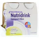 Nutridrink Compact fibre vanilla 125 ml 4 stuks