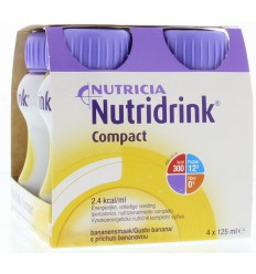 Nutridrink Compact banaan 125 ml 4 stuks