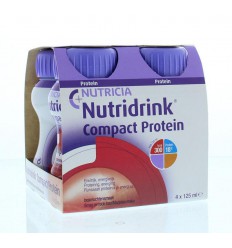 Nutridrink Compact protein rode vruchten 125 gram 4 stuks