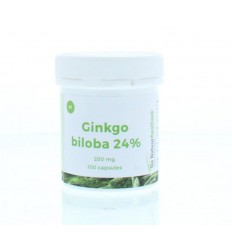 Natuurapotheek Ginkgo biloba 24% 200 mg 100 capsules kopen