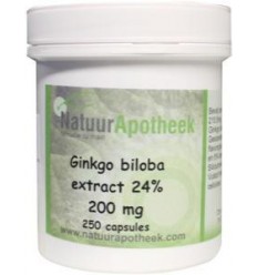 Natuurapotheek Ginkgo biloba 24% 200 mg 250 capsules kopen