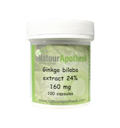Ginkgo biloba Natuurapotheek 24% 160 mg 100 capsules kopen