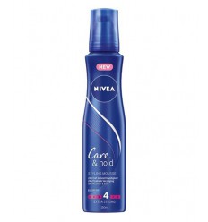 Nivea Care & hold styling mousse extra strong 150 ml kopen