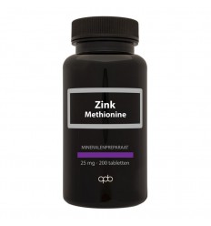 Apb Holland zink methionine 25 mg 200 tabletten kopen