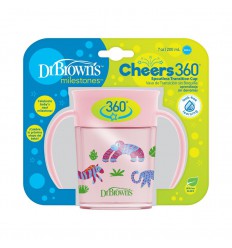 Dr Brown's Cheers 360 cup roze 200 ml