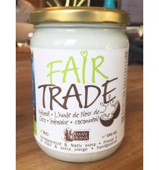 Aman Prana Kokosolie fair trade biologisch 490 ml kopen