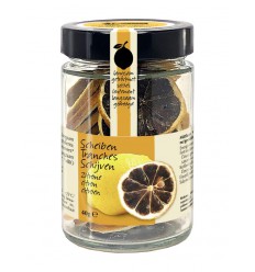Aman Prana Zwarte citroen schijfjes biologisch 40 gram