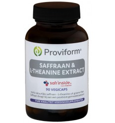 Proviform Saffraan 30 mg active & theanine extract 90 vcaps