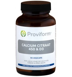 Proviform Calcium citraat 450 & D3 90 vcaps