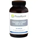 Proviform Calcium citraat 450 & D3 180 vcaps