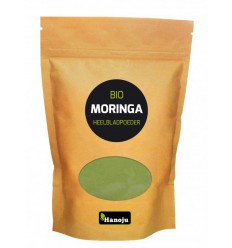 Hanoju Moringa oleifera heelblad poeder zak biologisch 250 gram