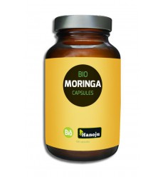 Hanoju Moringa oleifera heelblad 350 mg biologisch 180 capsules