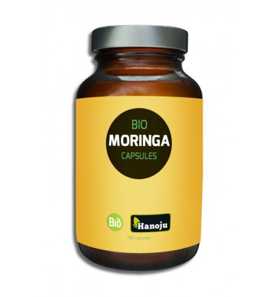 Moringa Hanoju oleifera heelblad 350 mg biologisch 180 capsules kopen