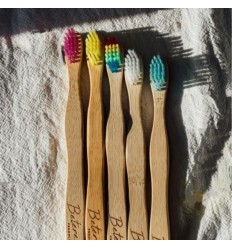 Betereproducten Bamboe tandenborstel voor kind wit