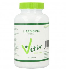 Vitiv L-arginine 500 mg 100 capsules