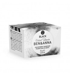 Ben & Anna Tandpoeder zwart active charcoal 20 gram