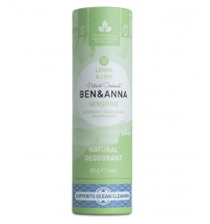 Ben & Anna Deodorant lemon & lime sensitive 60 gram