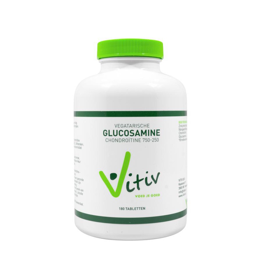 vice versa Won stuiten op Vitiv Glucosamine chondroitine vegetarisch 180 tabletten