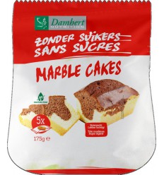 Damhert Marmercakes zonder suikers 175 gram