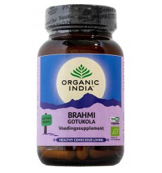 Organic India Brahmi - gotu kola biologisch 90 capsules