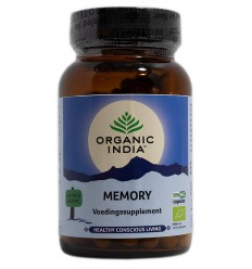 Organic India Memory biologisch 90 capsules kopen