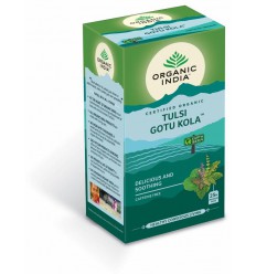 Organic India Tulsi gotu kola thee biologisch 25 zakjes