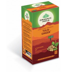 Organic India Tulsi ginger thee biologisch 25 zakjes