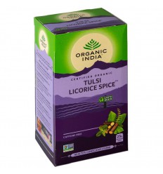 Organic India Tulsi licorice spice thee biologisch 25 zakjes