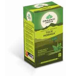 Organic India Tulsi moringa thee biologisch 25 zakjes