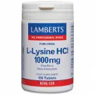 Lamberts L lysine 1000 mg L8316 120 120 tabletten