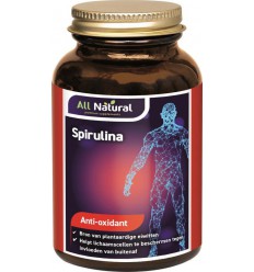 All Natural Spirulina 580 mg 200 tabletten