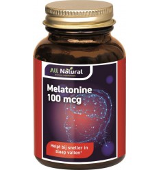 All Natural Melatonine 100mcg 500 tabletten